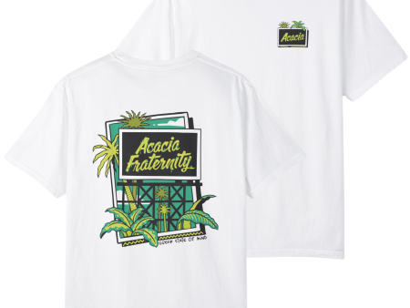 Acacia Graphic T-Shirt | Tropical Billboard on Sale