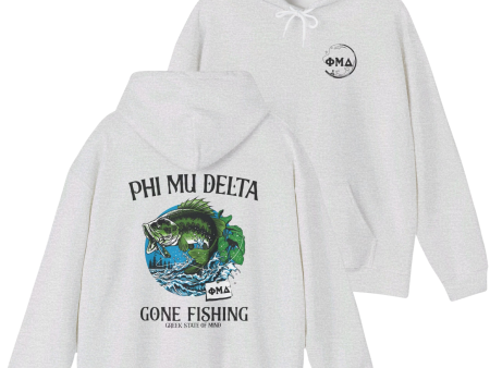 Phi Mu Delta Graphic Hoodie | Gone Fishing Online Hot Sale