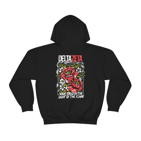 Delta Zeta Graphic Hoodie | Grunge Roses Supply