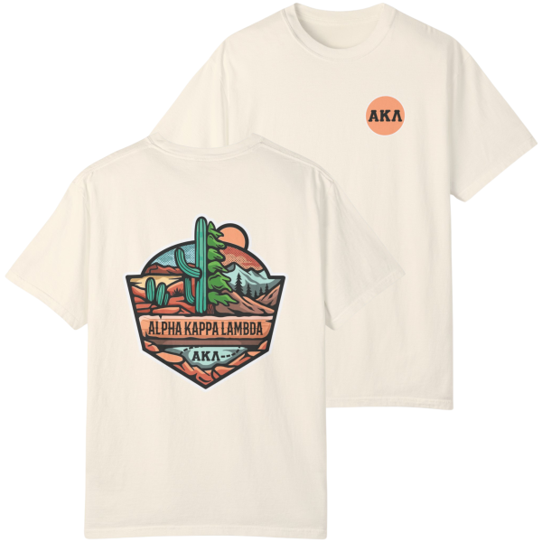 Alpha Kappa Lambda Graphic T-Shirt | Desert Mountains Hot on Sale