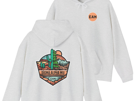 Sigma Alpha Mu Graphic Hoodie | Desert Mountains Online