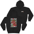 Delta Phi Epsilon Graphic Hoodie | Grunge Roses For Discount