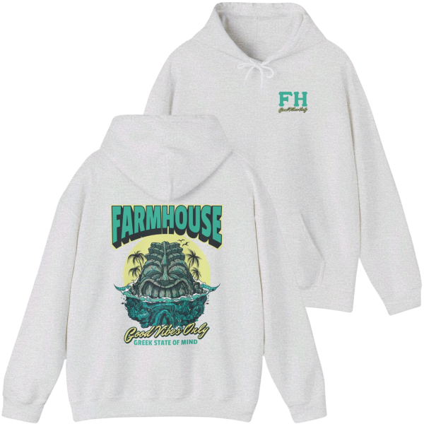 FarmHouse Graphic Hoodie | Good Vibes Only For Cheap