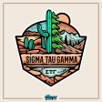 Sigma Tau Gamma Graphic Hoodie | Desert Mountains Online Sale