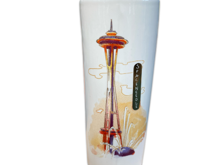 Tall Watercolor Space Needle Shot Glass Hot on Sale