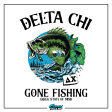 Delta Chi Graphic Hoodie | Gone Fishing on Sale