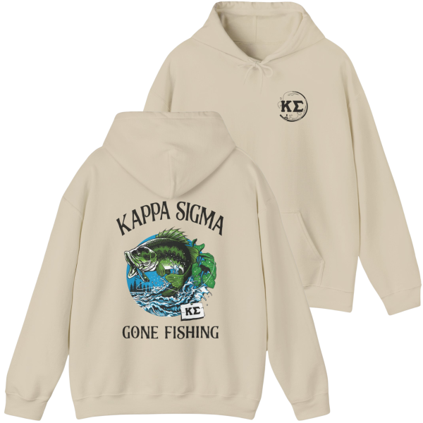 Kappa Sigma Graphic Hoodie | Gone Fishing Online now