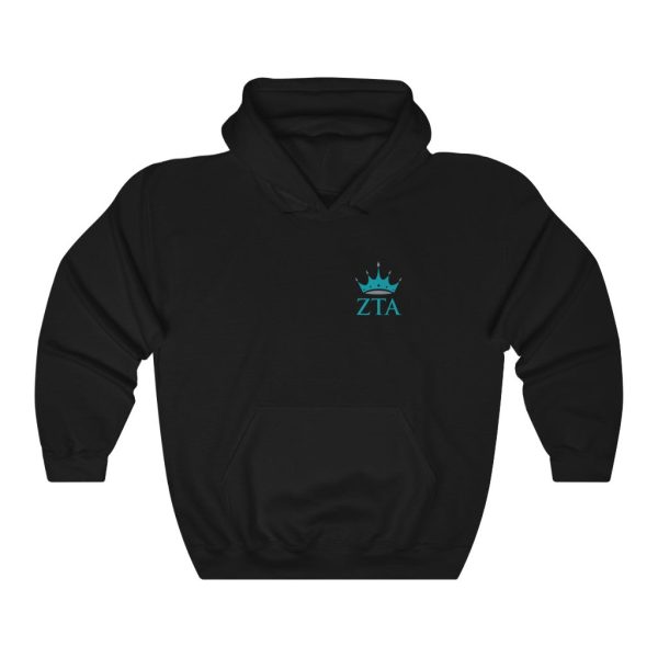 Zeta Tau Alpha Graphic Hoodie | ZTA Crown LC For Sale