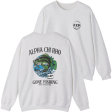 Alpha Chi Rho Graphic Crewneck Sweatshirt | Gone Fishing Cheap