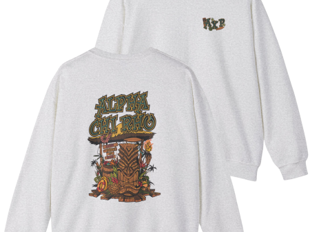 Alpha Chi Rho Graphic Crewneck Sweatshirt | Tiki Time Online Sale