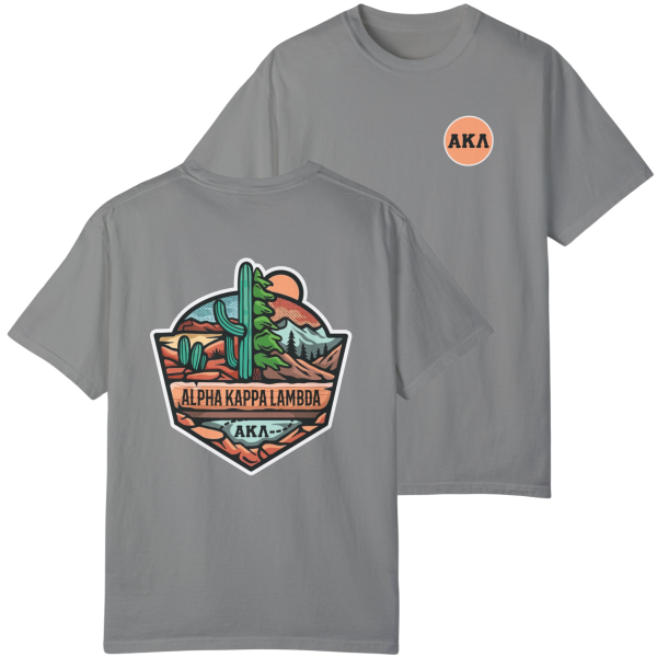 Alpha Kappa Lambda Graphic T-Shirt | Desert Mountains Hot on Sale