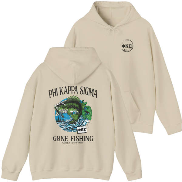 Phi Kappa Sigma Graphic Hoodie | Gone Fishing Fashion