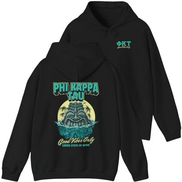 Phi Kappa Tau Graphic Hoodie | Good Vibes Only Online now