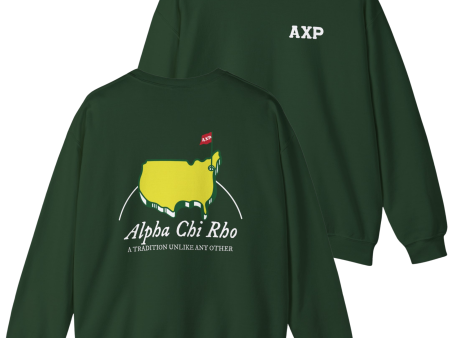 Alpha Chi Rho Graphic Crewneck Sweatshirt | The Masters Cheap