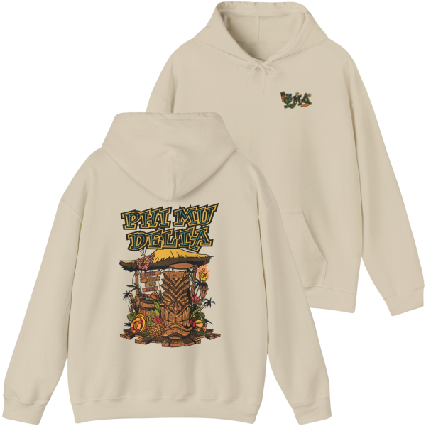 Phi Mu Delta Graphic Hoodie | Tiki Time Cheap