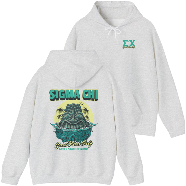 Sigma Chi Graphic Hoodie | Good Vibes Only Cheap