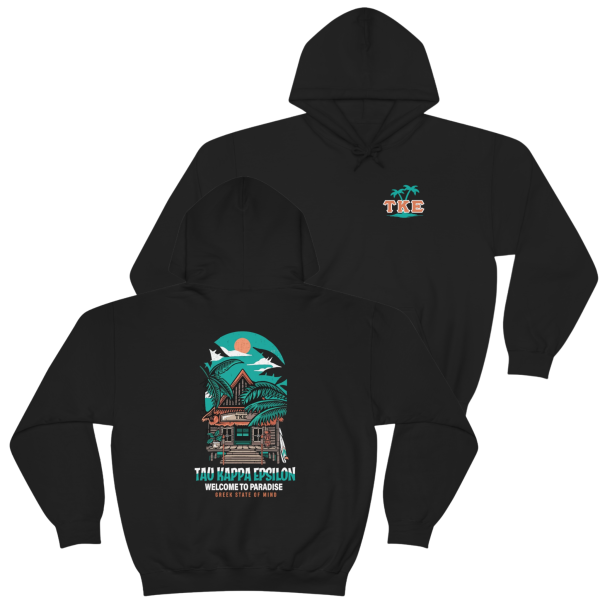 Tau Kappa Epsilon Graphic Hoodie | Welcome to Paradise Online now