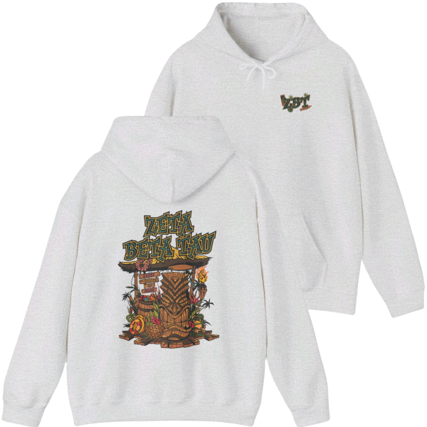 Zeta Beta Tau Graphic Hoodie | Tiki Time For Sale