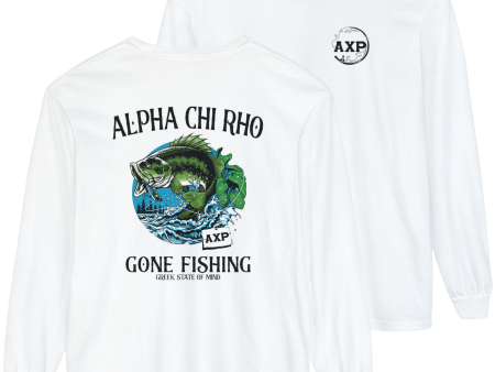 Alpha Chi Rho Graphic Long Sleeve | Gone Fishing Hot on Sale