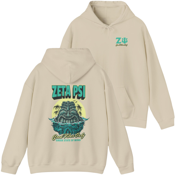 Zeta Psi Graphic Hoodie | Good Vibes Only Fashion