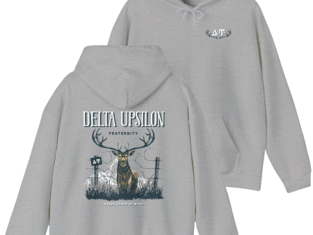 Delta Upsilon Graphic Hoodie | Big Buck Discount