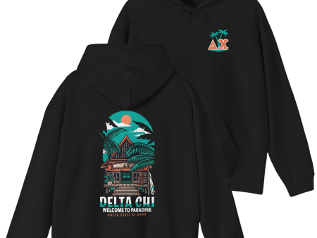 Delta Chi Graphic Hoodie | Welcome to Paradise Online Hot Sale