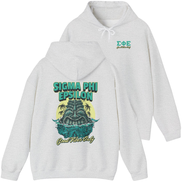 Sigma Phi Epsilon Graphic Hoodie | Good Vibes Only Fashion