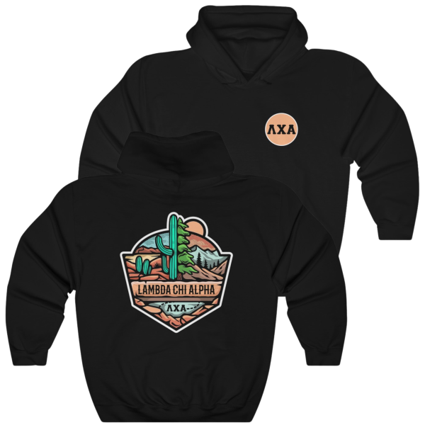 Lambda Chi Alpha Graphic Hoodie | Desert Mountains Online