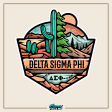 Delta Sigma Phi Graphic Hoodie | Desert Mountains Sale