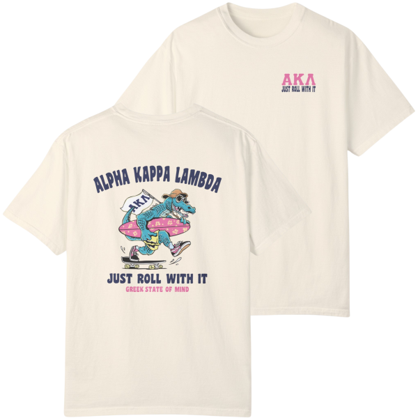 Alpha Kappa Lambda Graphic T-Shirt | Alligator Skater For Cheap