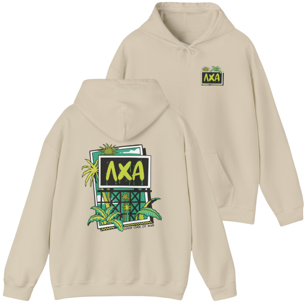 Lambda Chi Alpha Graphic Hoodie | Tropical Billboard For Cheap