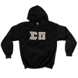 Sigma Pi Stitched Letter Hoodie | Vineyard Vines Whales with White Border For Cheap