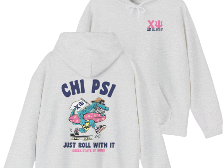 Chi Psi Graphic Hoodie | Alligator Skater Supply