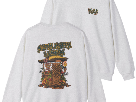 Alpha Kappa Lambda Graphic Crewneck Sweatshirt | Tiki Time Online Hot Sale