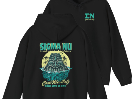 Sigma Nu Graphic Hoodie | Good Vibes Only Online Sale