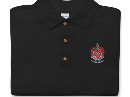 Tau Kappa Epsilon Embroidered Polo | Coat of Arms Online