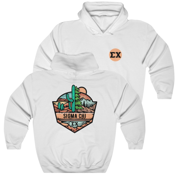 Sigma Chi Graphic Hoodie | Desert Mountains Online