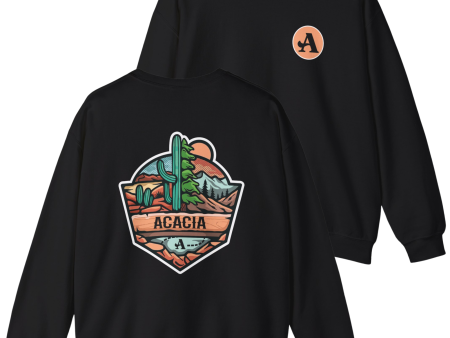 Acacia Graphic Crewneck Sweatshirt | Desert Mountains Online