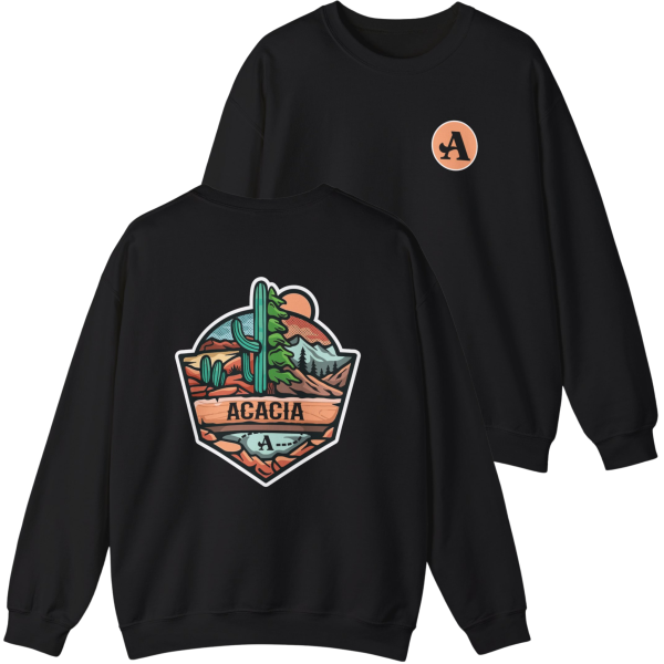 Acacia Graphic Crewneck Sweatshirt | Desert Mountains Online