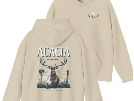 Acacia Graphic Hoodie | Big Buck on Sale