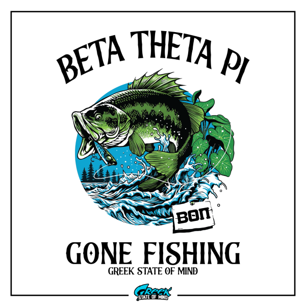 Beta Theta Pi Graphic T-Shirt | Gone Fishing Supply