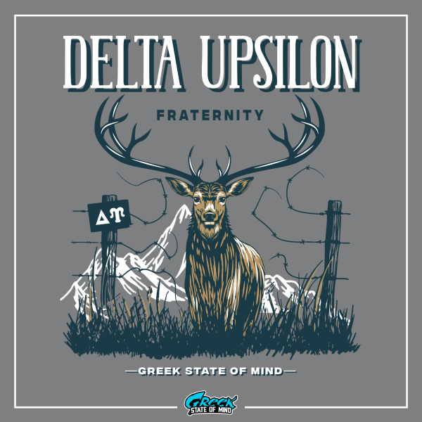 Delta Upsilon Graphic Hoodie | Big Buck Discount