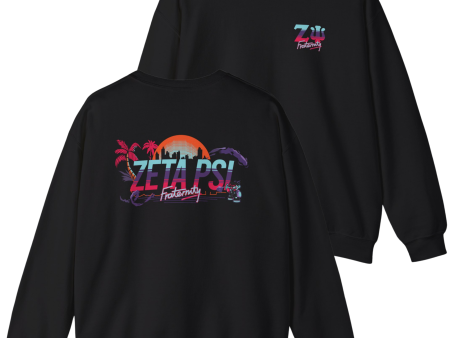 Zeta Psi Graphic Crewneck Sweatshirt | Jump Street Sale