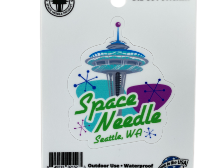 Retro Space Needle Sticker Supply