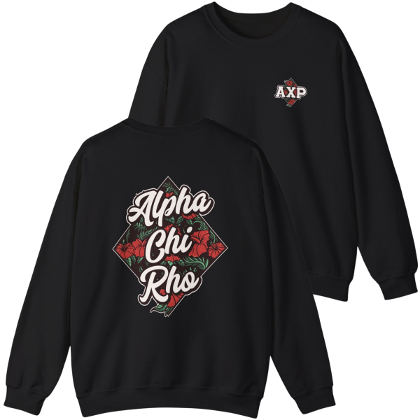 Alpha Chi Rho Graphic Crewneck Sweatshirt | Aloha Online Sale