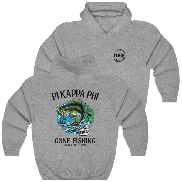 Pi Kappa Phi Graphic Hoodie | Gone Fishing Sale