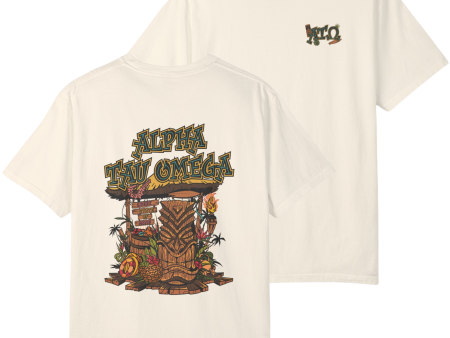 Alpha Tau Omega Graphic T-Shirt | Tiki Time For Discount