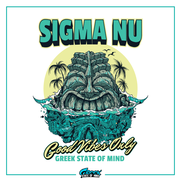 Sigma Nu Graphic Hoodie | Good Vibes Only Online Sale