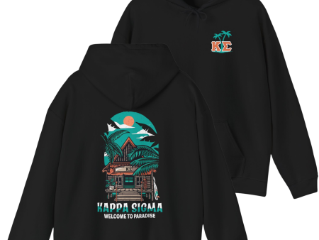 Kappa Sigma Graphic Hoodie | Welcome to Paradise Online now