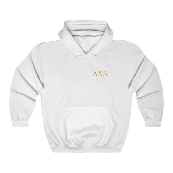 Lambda Chi Alpha Graphic Hoodie  | Gold Letters LC Discount